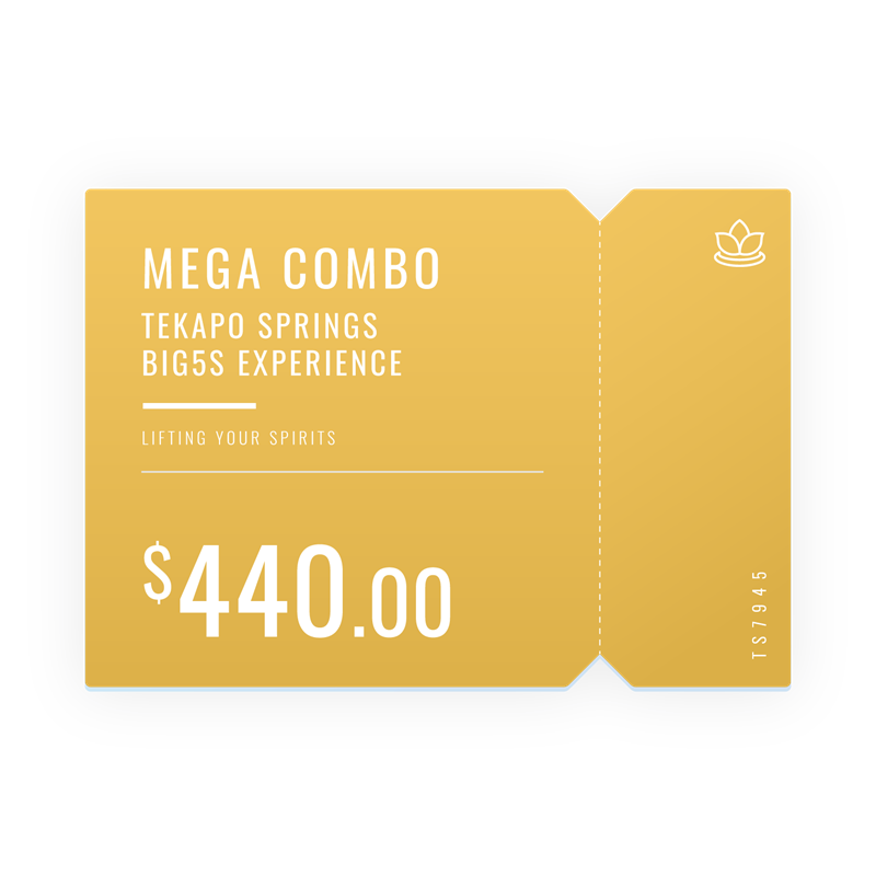 Mega Combo - Big5S Experience - 2 Adults